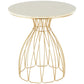 Marble Bloom Accent Table