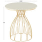 Marble Bloom Accent Table