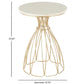 Marble Bloom Side Table