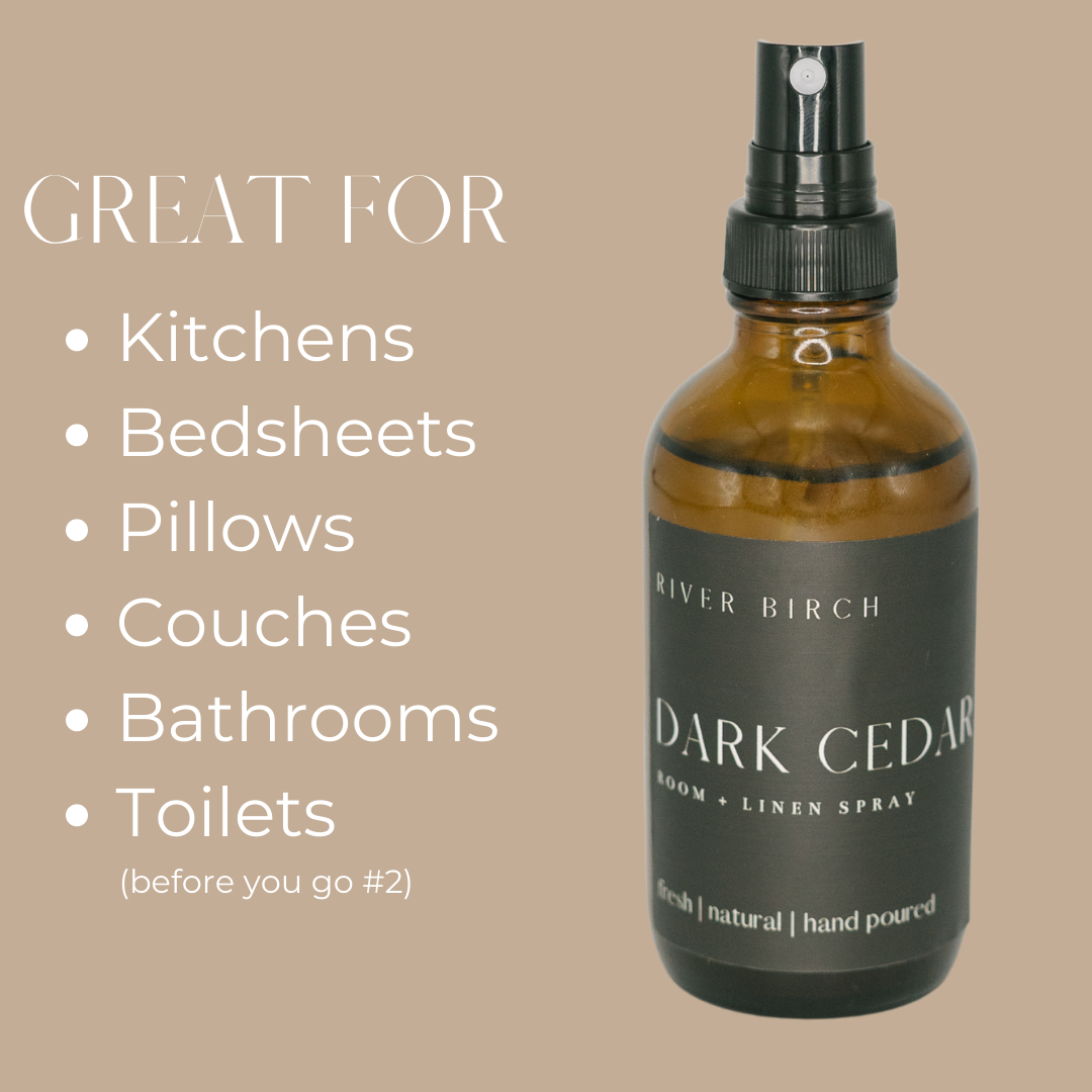 Dark Cedar - 4 oz Room + Linen Spray