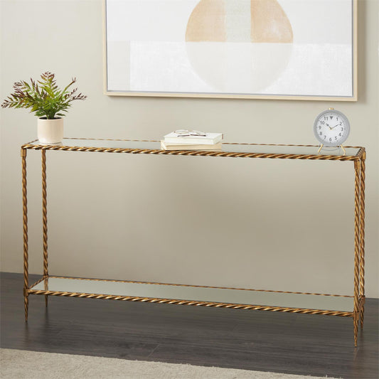 Twisted Rope Console Table