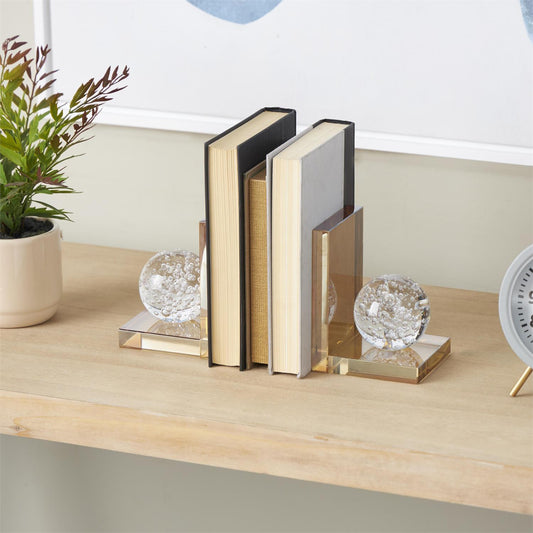 Bubble Orb Bookends, Set of 2