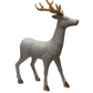 18" Silver/Gold Standing Deer