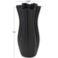 Wavy Ribbed Tulip Vase