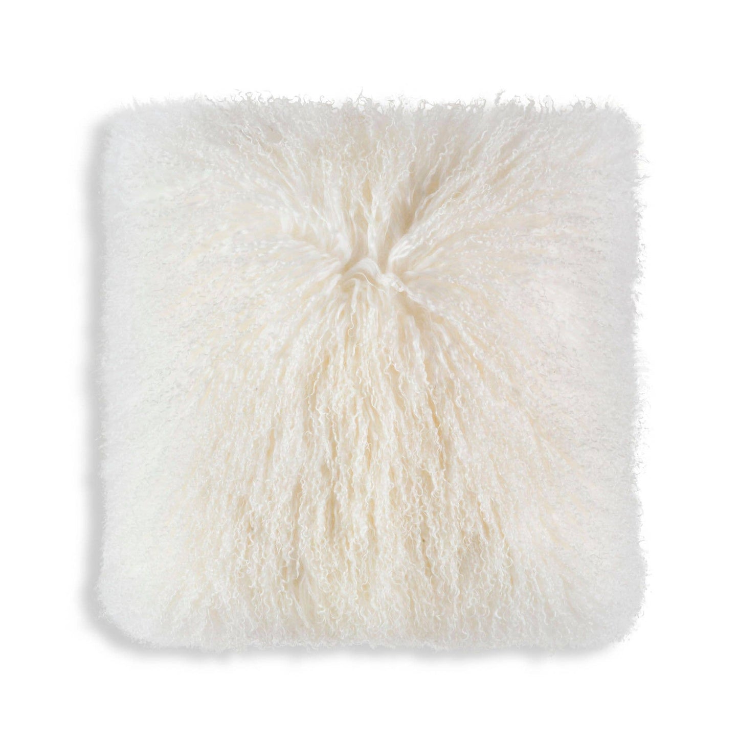 Luna Ivory Fur Pillow