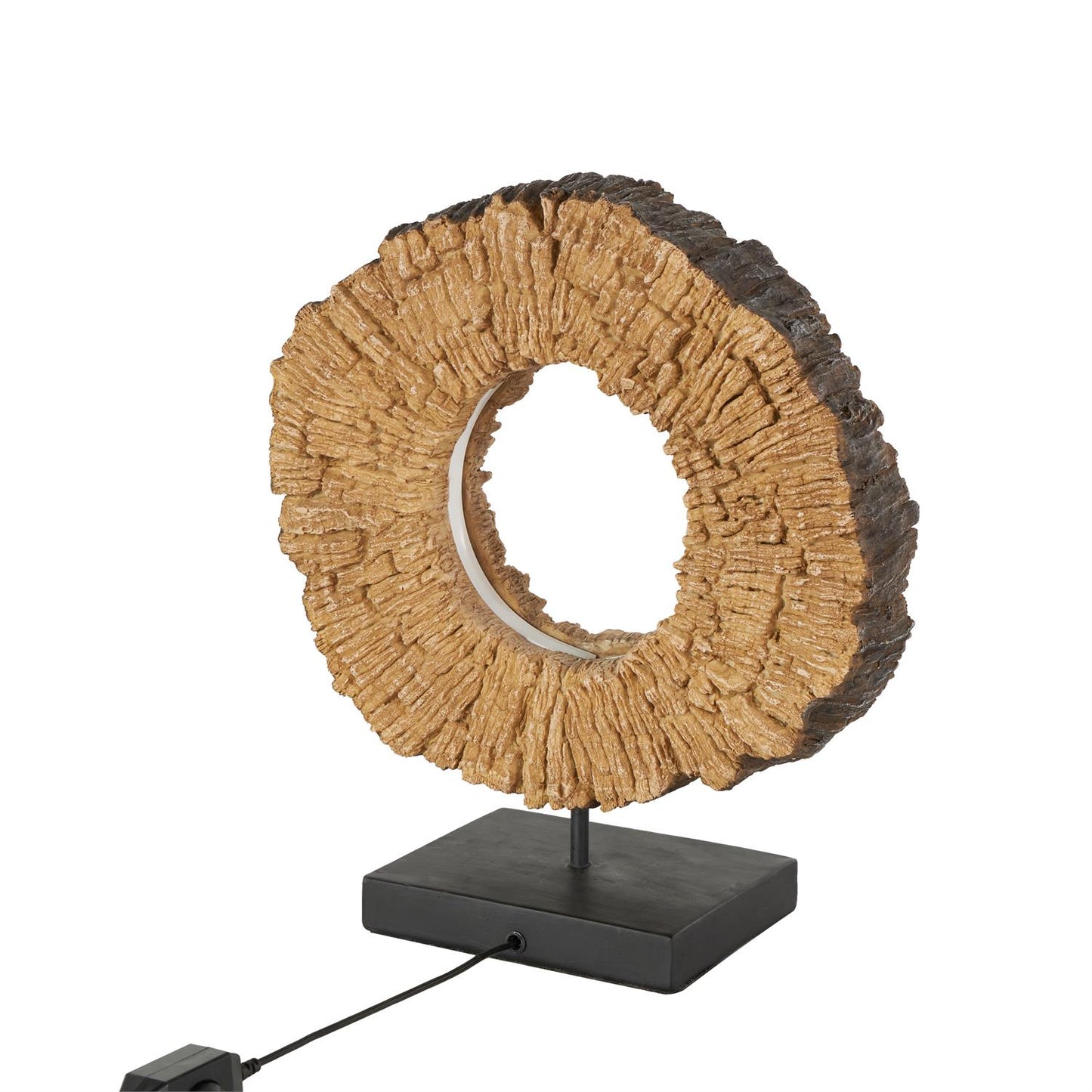 Polystone Live Edge Table Lamp