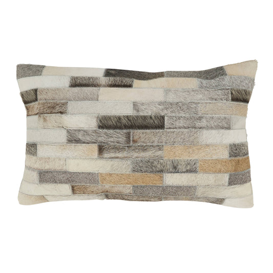 Neutral Hide Throw Pillow