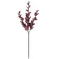 28" Two-Tone Basil Leaves Spray, Burgundy