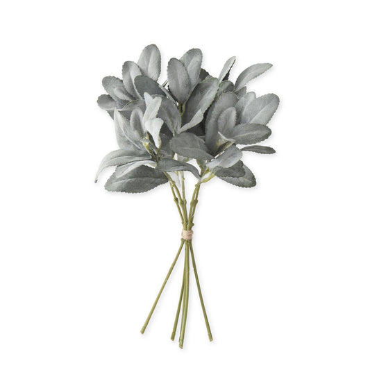 14" Lambs Ear Bundle, Dark Green