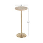 Slim Pedestal Accent Table