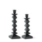 S/2 Stacked Pyramid Candleholders
