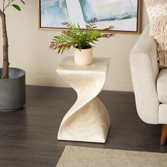 Spiral Block Stool