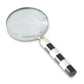 Black and Cream Striped Tiled Magnifying Glass