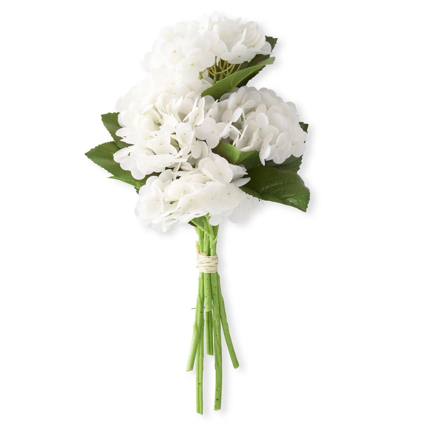 13" White Hydrangea Bundle