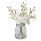 White Delphinium in Acrylic Water