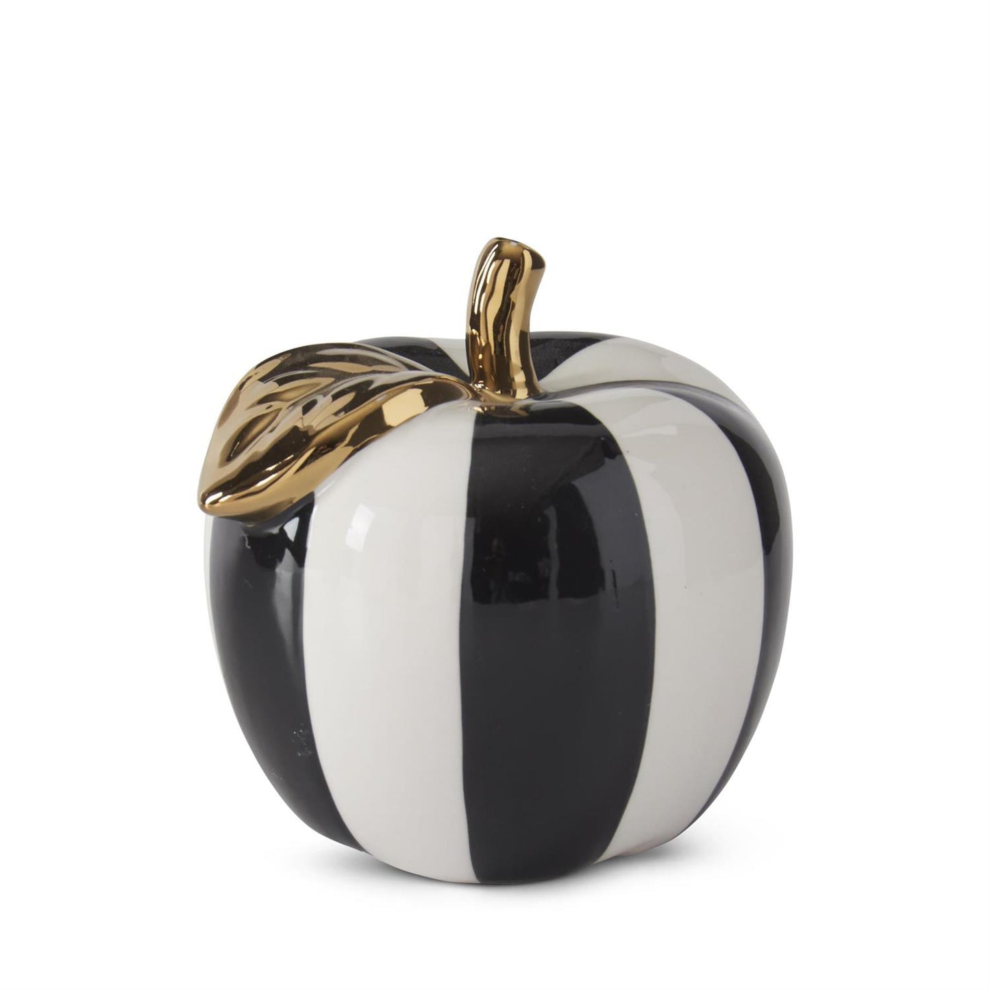 Black/White Striped Apple