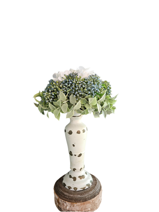 Blue Bud Floral Orb