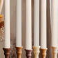 Set of 2 Ivory Lined LED Taper Candles (Copy)