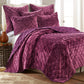 Ellora Plum Velvet Euro Sham