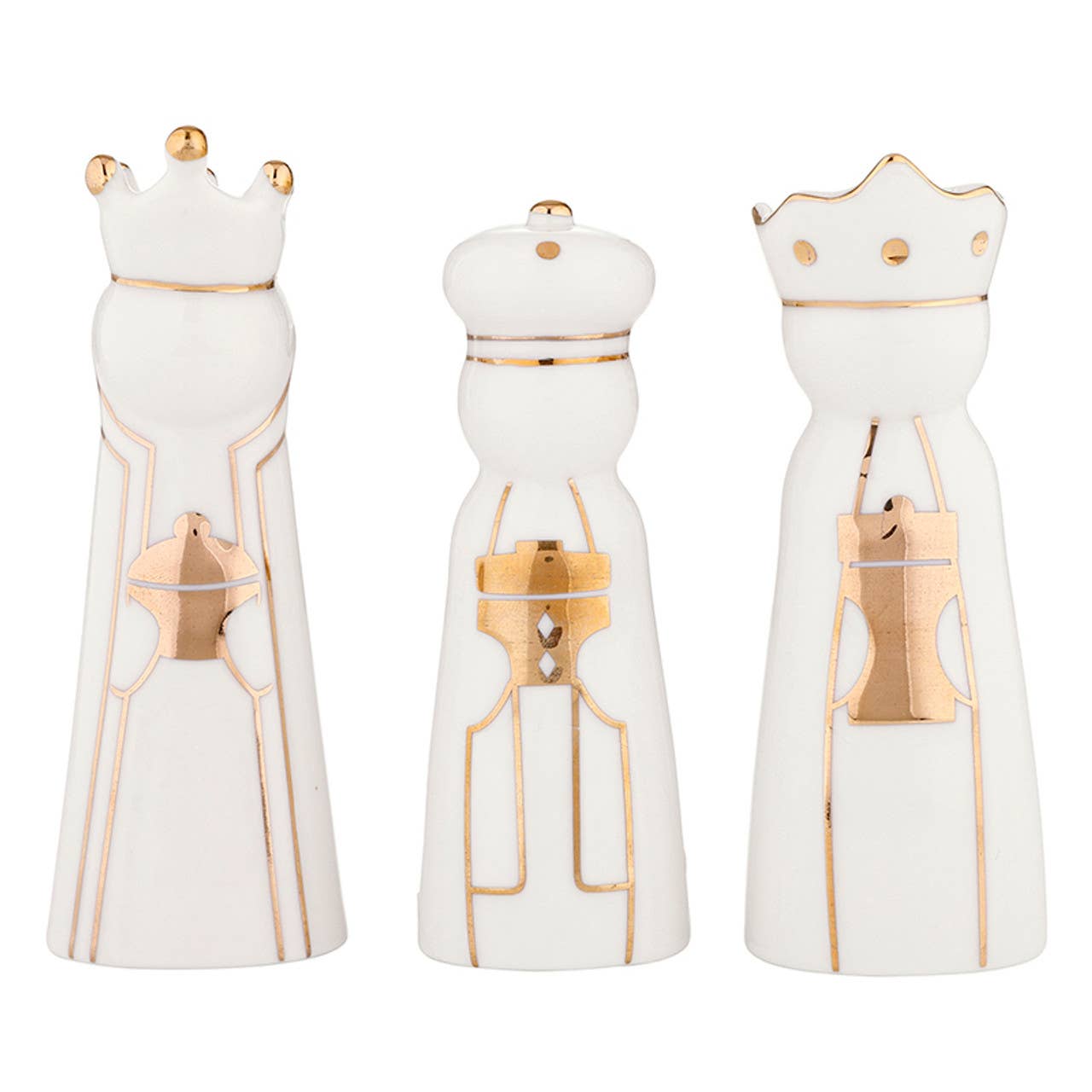 Three Kings Ceramic Figurines