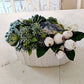 Blue Geode Centerpiece