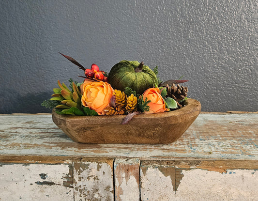 10" Fall Doughbowl Arrangement