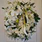 Calla And Orchid Wreath