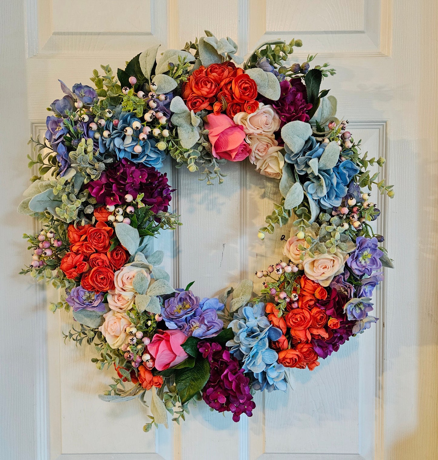 23" Colorful Wreath