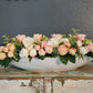 Fresh Touch Oblong Centerpiece In White Container