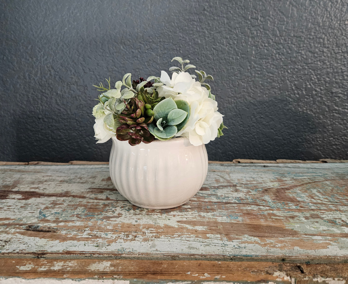 Sit Around With White Hydrangeas