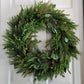 Mixed Winter Greenery Wreath