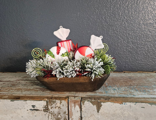 Small Christmas Doughbowl Arrangement