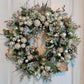 Holiday Wreath With Icy Ornaments