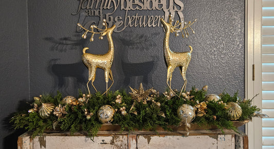 Extra Long Reindeer Centerpiece