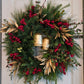 Holiday Wreath With Metal Bells