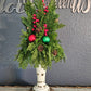 Red And Green Candle Topper