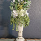 Eucalyptus And Baby's Breath Candle Topper