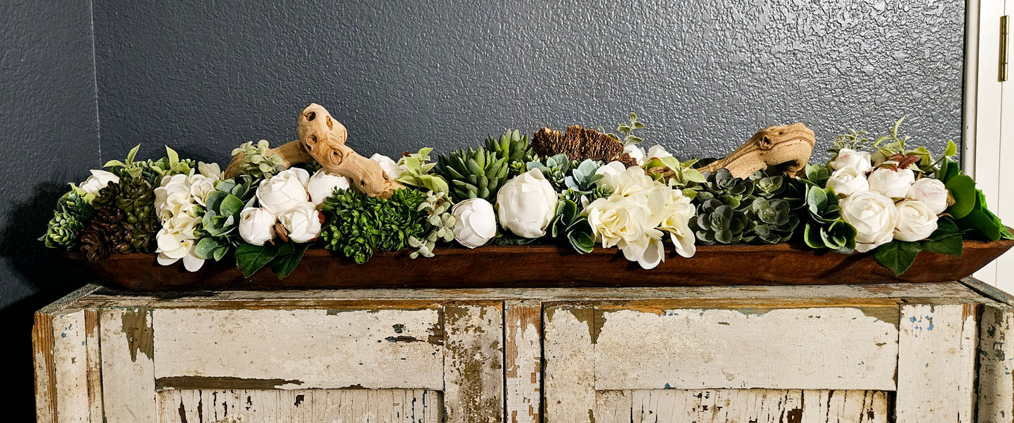 Neutral Long  Slim Centerpiece