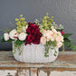 Red&Cream Oblong Centerpiece