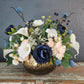 Navy And Cream Centerpiece