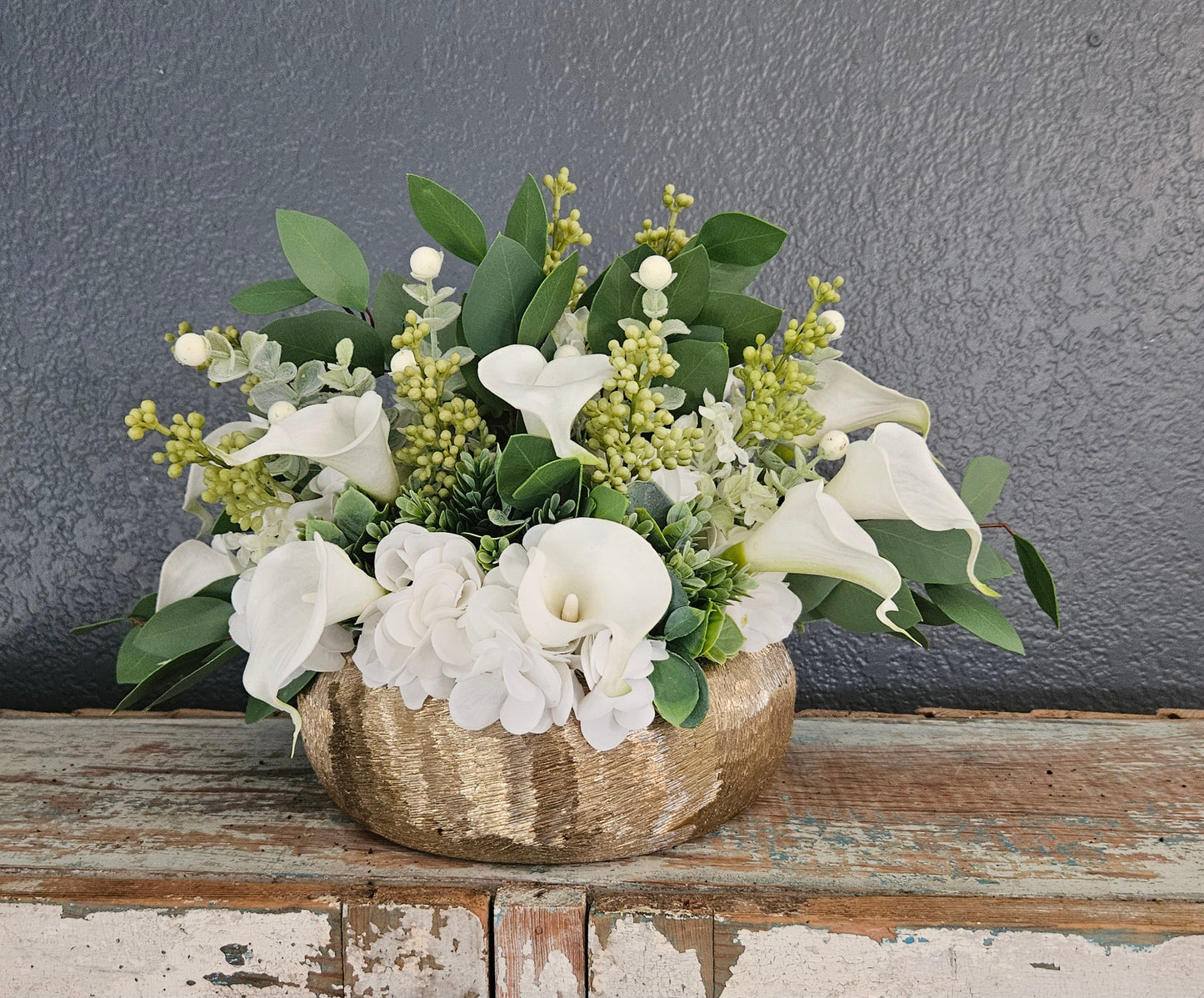 Real Touch Centerpiece With Calla Lily