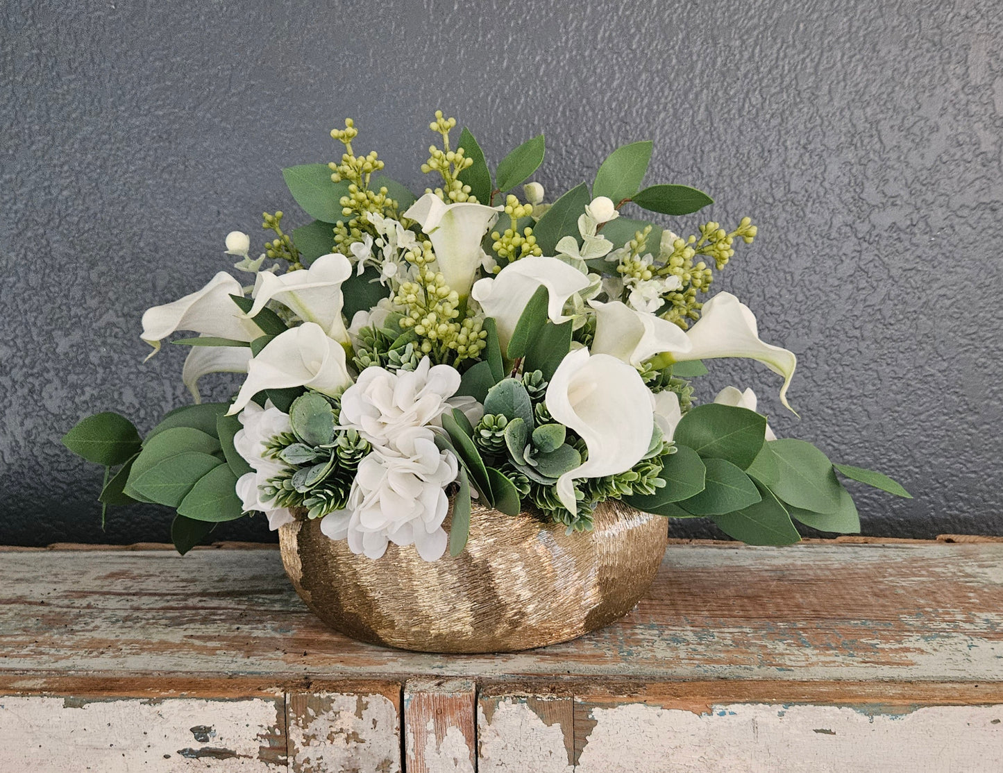 Real Touch Centerpiece With Calla Lily