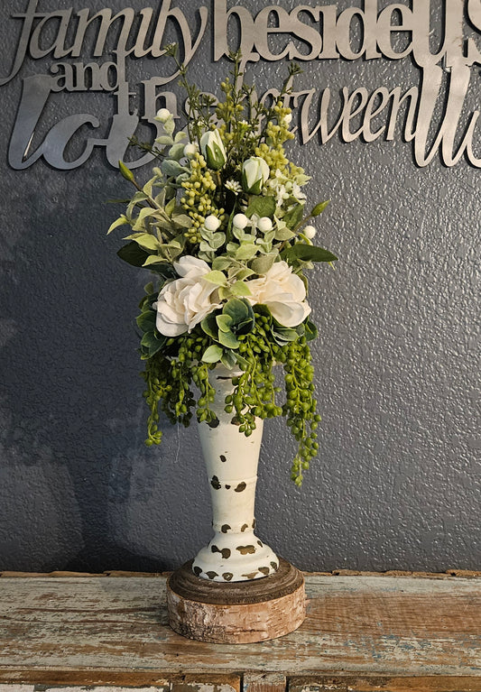 Gardenia Candle Topper