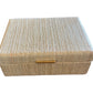 Taupe Woven Seagrass Box, Various Sizes