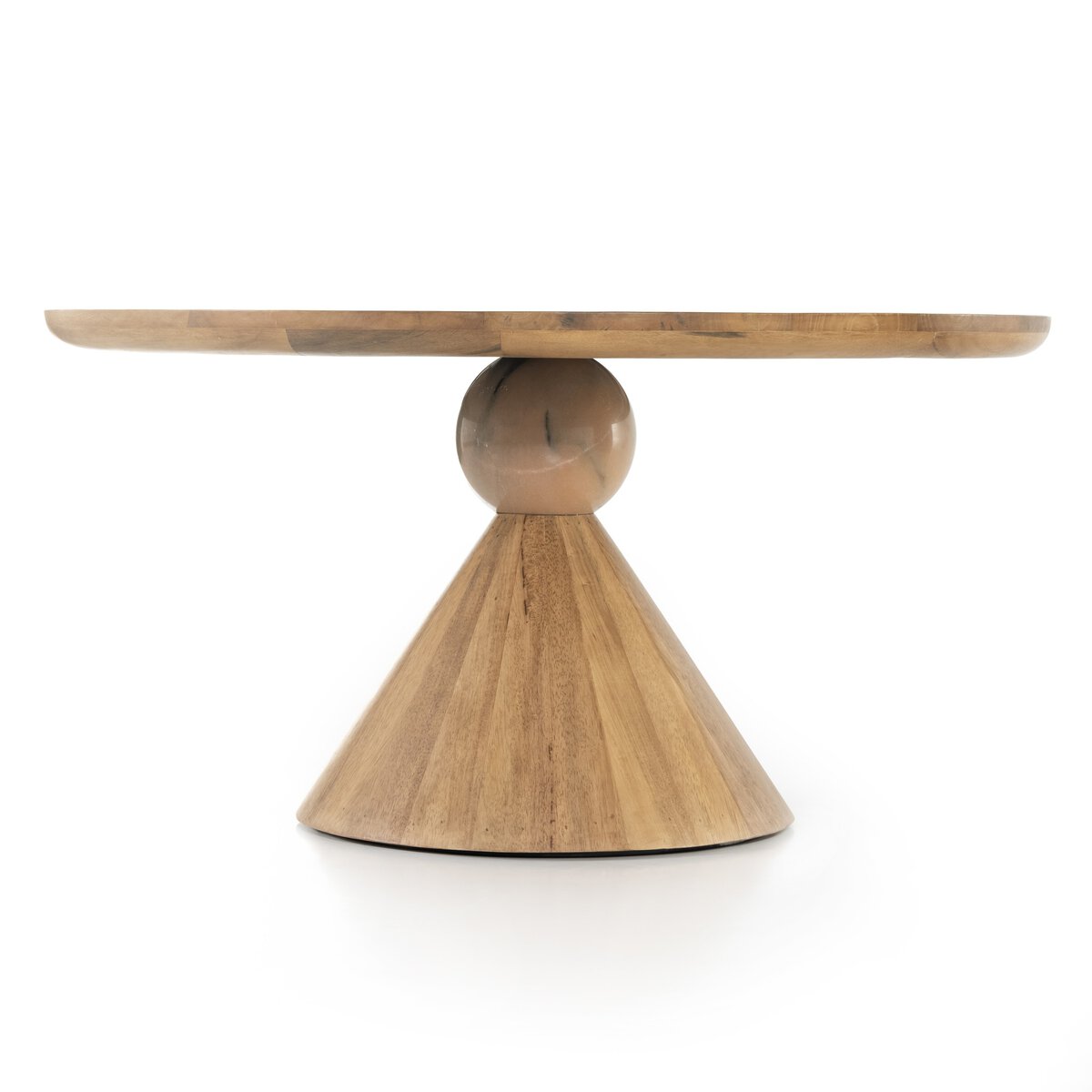 Bianca 60" Dining Table, Solid Wood