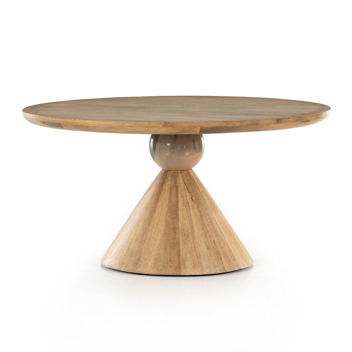 Bianca 60" Dining Table, Solid Wood
