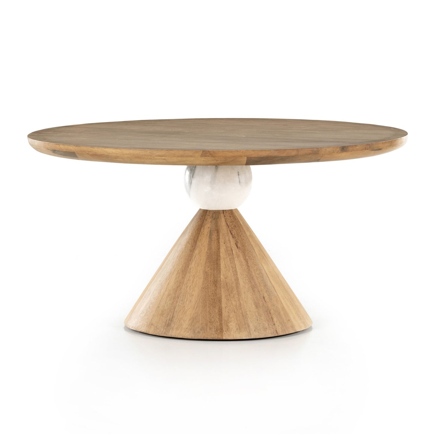 Bianca 60" Dining Table, Solid Wood