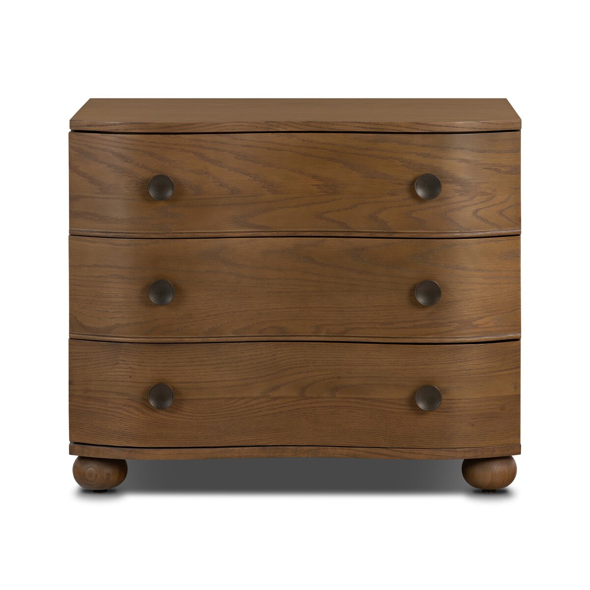 Tigue Solid Oak Nightstand