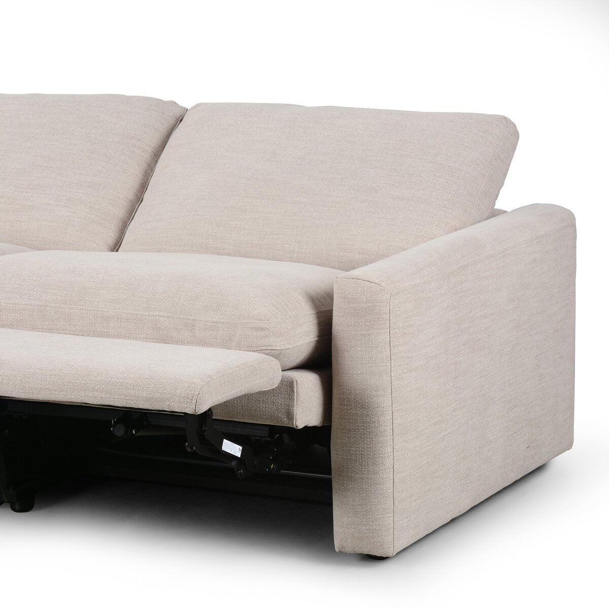 Tillary Modern Recliner Sofa, 5 Fabric Options