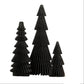 Black Vintage Folding Paper Trees, Set of 3